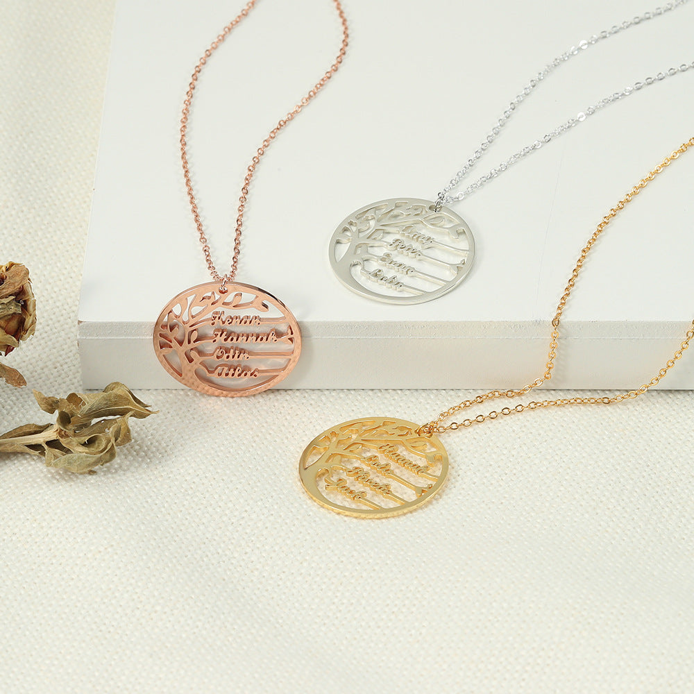 ILANA - PERSONALISED TREE OF LIFE NECKLACE