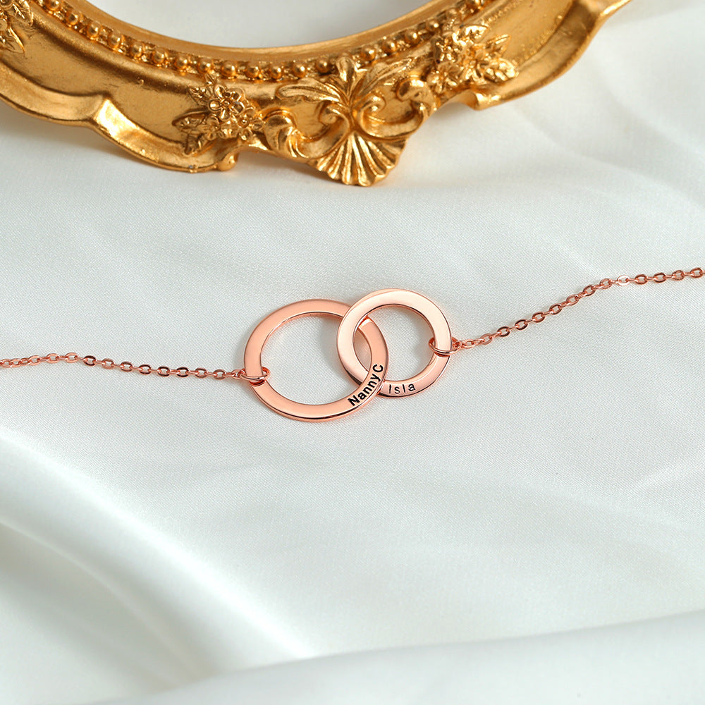 KAELYN - PERSONALISED RING NECKLACE
