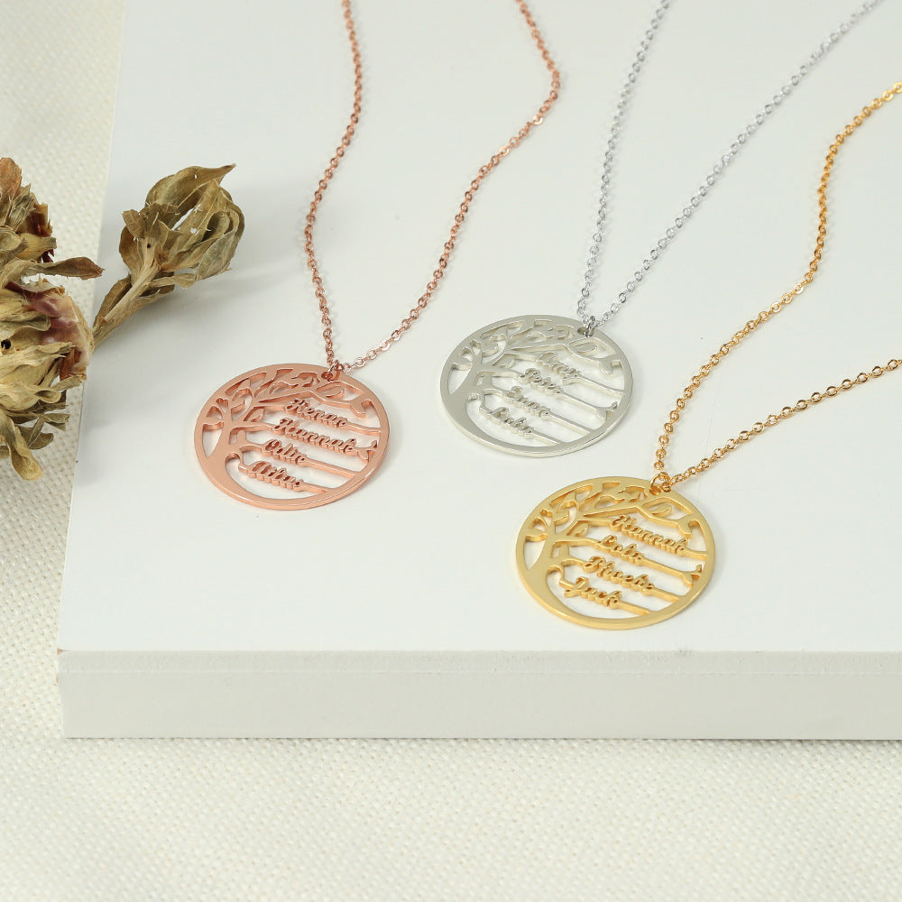 ILANA - PERSONALISED TREE OF LIFE NECKLACE