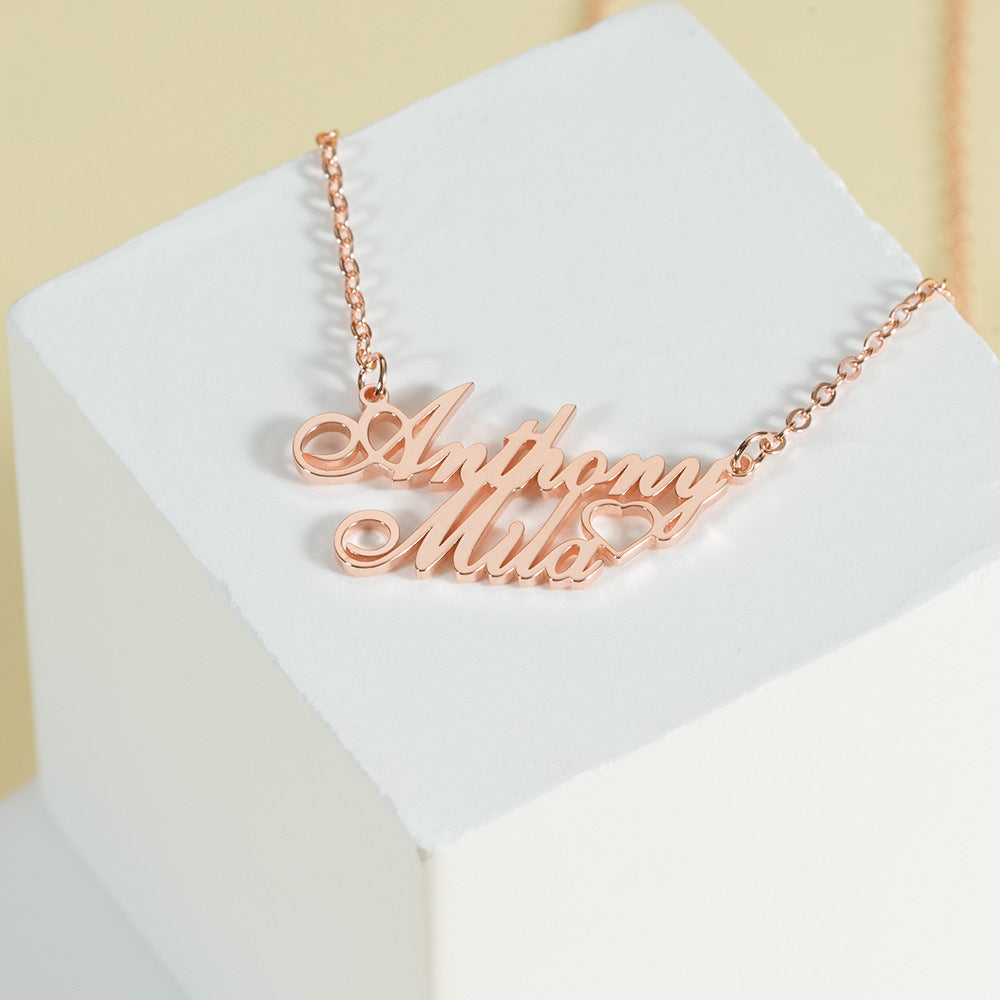 AMARA - COUPLES NAME NECKLACE