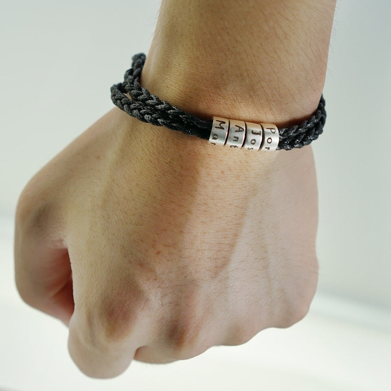 REYNE - PERSONALISED BRAIDED BRACELET