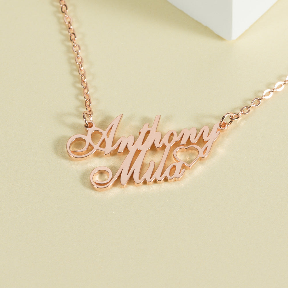 AMARA - COUPLES NAME NECKLACE