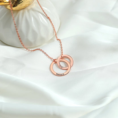 KAELYN - PERSONALISED RING NECKLACE