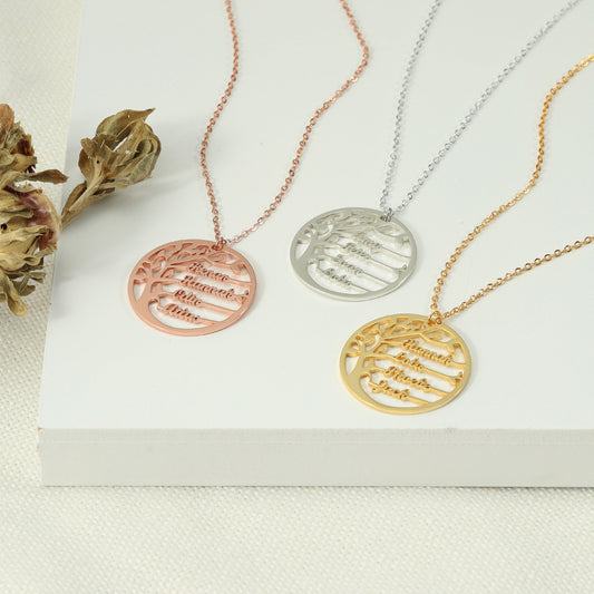 ILANA - PERSONALISED TREE OF LIFE NECKLACE