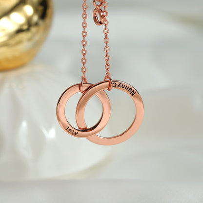 KAELYN - PERSONALISED RING NECKLACE