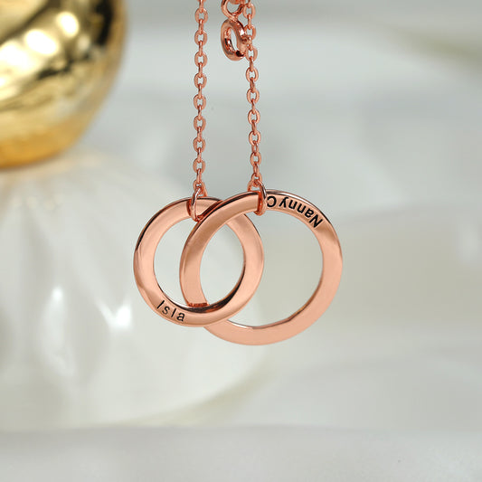KAELYN - PERSONALISED RING NECKLACE