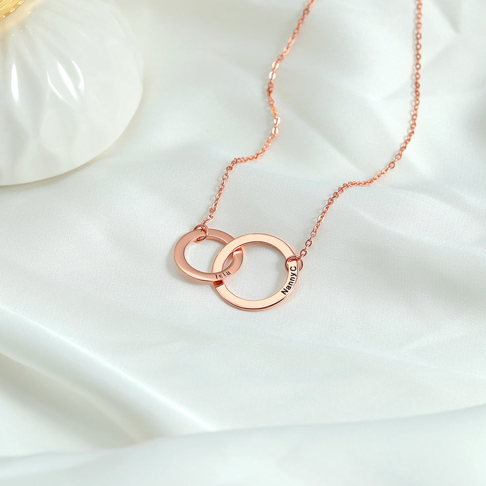 KAELYN - PERSONALISED RING NECKLACE