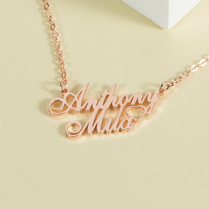 AMARA - COUPLES NAME NECKLACE
